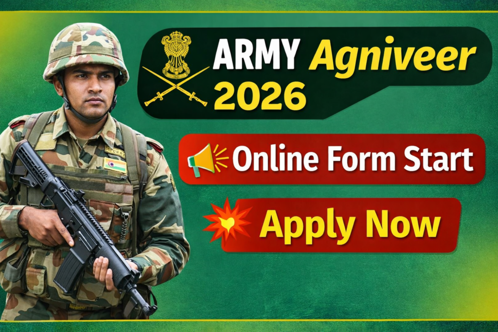 Indian Army Agniveer Recruitment 2026: 