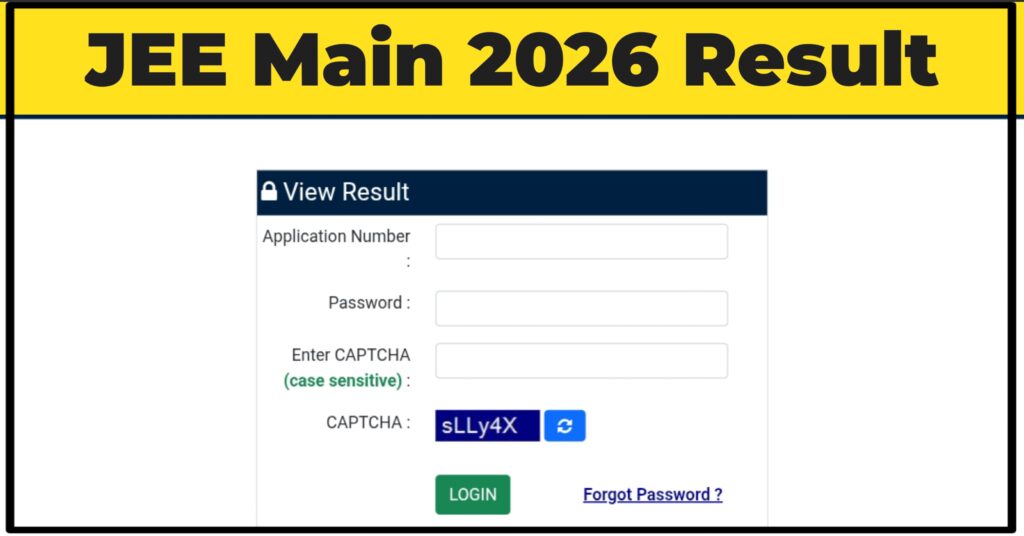 JEE Mains Result 2026
