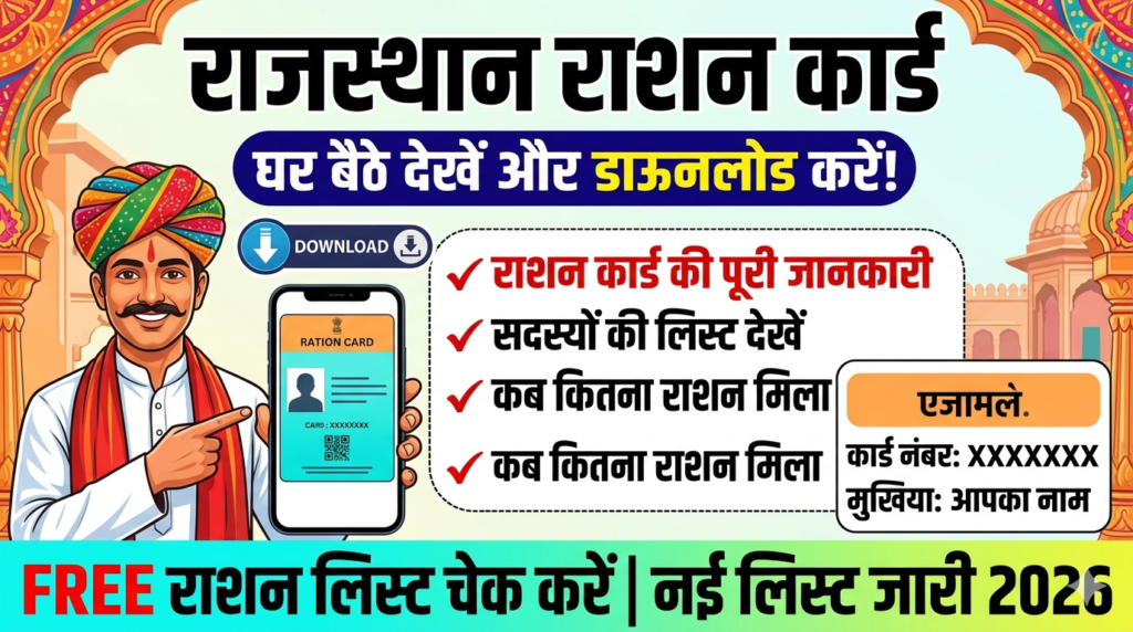 Rajasthan Ration Card Download