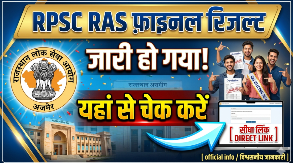 RPSC RAS Final Result 2024