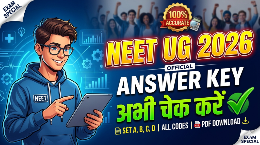 NEET UG Answer Key 2026