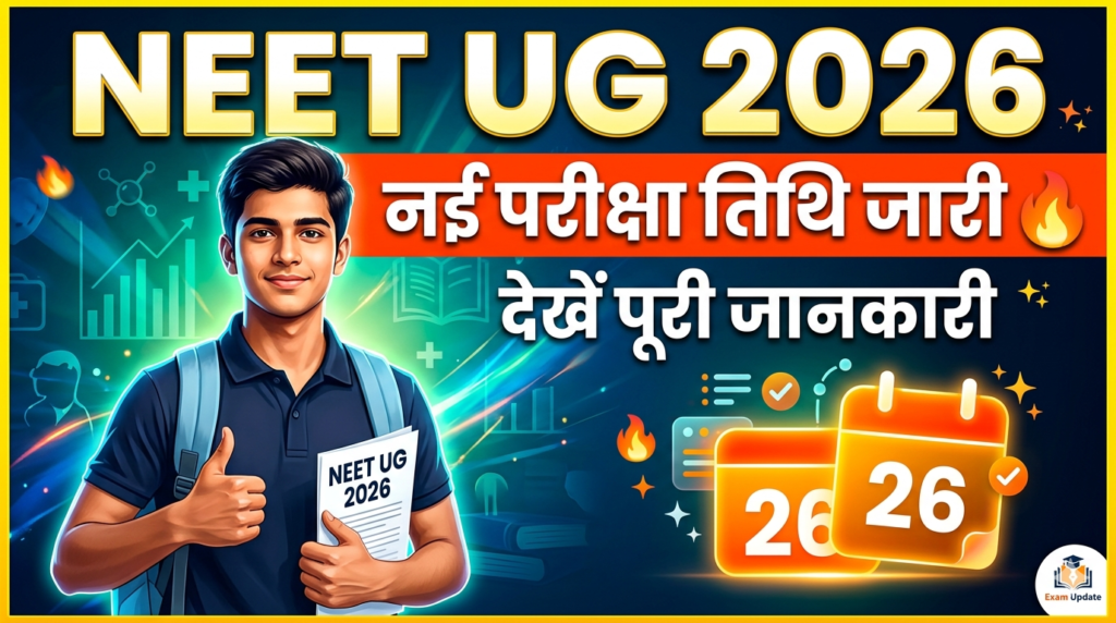 NEET UG New Exam Date 2026